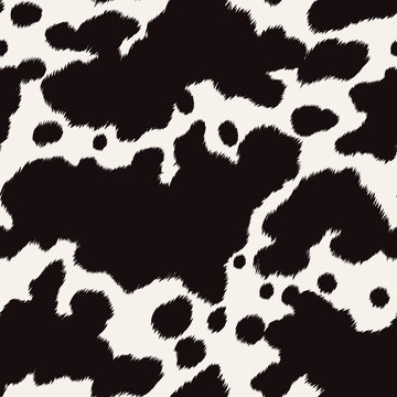 Vector Brown Cow Print Pattern Animal Seamless. Cow Skin Abstract for  Printing and More. Stock Illustration - Illustration of symmetry, skin:  258306608