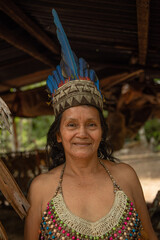 Bora woman, San Andres, Peru
