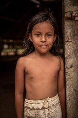 Bora girl, San Andres, Peru
