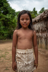 Bora girl, San Andres, Peru