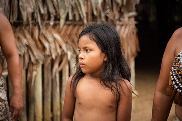 Bora girl, San Andres, Peru