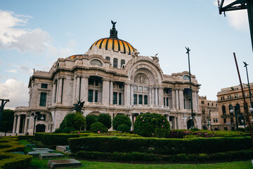 Palace of Fine Arts in Mexico City.