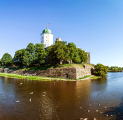 Vyborg castle. Vyborg. Leningrad region. Russia