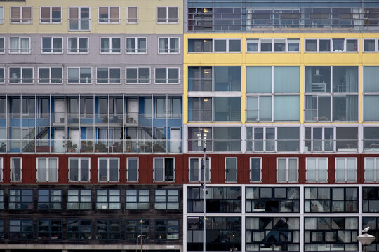 Silodam Housing Silos in Amsterdam, Niederlande