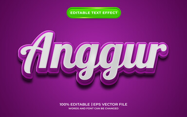 Grape text effect