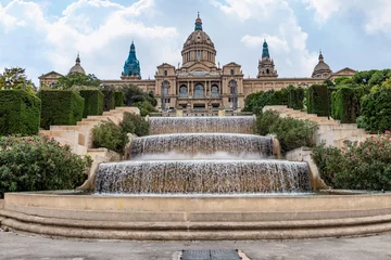 Tuinposter The National Museum of Art of Catalonia, also known by its acronym MNAC, is located in the city of Barcelona, Catalonia, Spain © Alfredo
