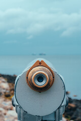 coin operated binoculars