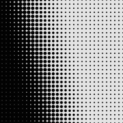 White and black halftone background. White and black polka dot. Halftone patterns. Modern Halftone Background, backdrop, texture, pattern.