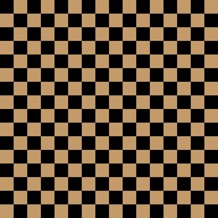 Brown and Black checkerboard pattern background. Check pattern designs for decorating wallpaper. Vector background.
