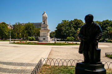Obraz premium View on the Piazza Cavour in Ancona, Marche - Italy