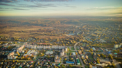 Fototapeta na wymiar the city of kamenka , Penza region