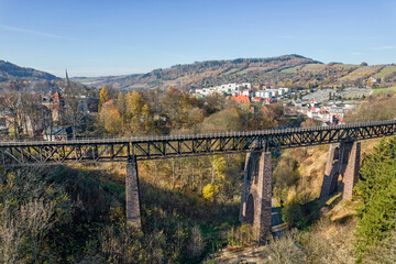 Most kolejowy nad Woliborką. Polska. © Tomasz Warszewski