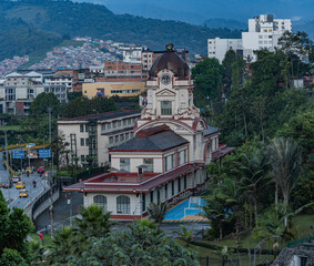 Vieja estacion de trenes, en Manizales, Caldas, colombia