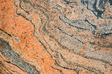 Marble texture with orange grey colours, polished natural stone background