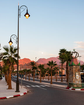 street country with mountains Tafraout 