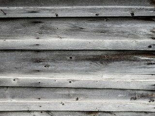 Fototapeta na wymiar Vintage wood texture of old horizontal grey boards