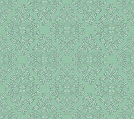 floral ornament, seamless pattern