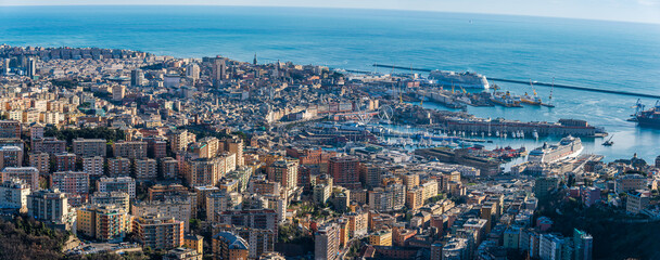 Cityscape of Genoa