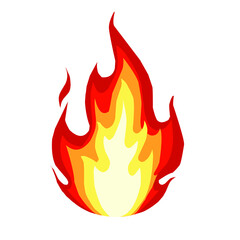 fire flames vector. Fire. hot flames illustration.