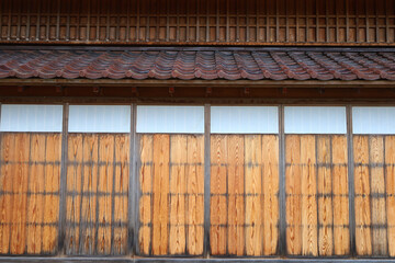 日本の旧家の建具