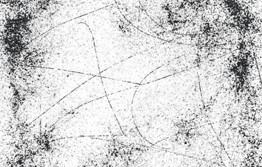 Grunge black and white texture.Overlay illustration over any design to create grungy vintage effect and depth. For posters, banners, retro and urban designs.
