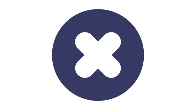 Error button on white background