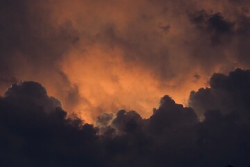 Spooky storm clouds 