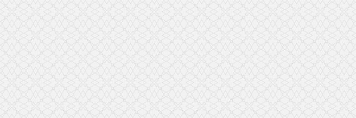 Naklejka premium Light background pattern with gray abstract ornament on white background. Seamless background for wallpaper, textures.