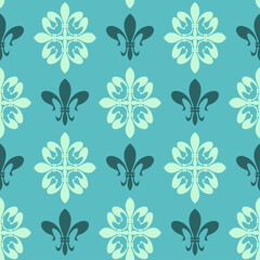 seamless pattern with flowers