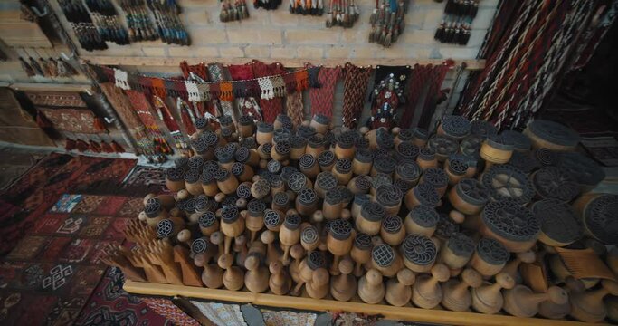 Shopping street Bukhara Uzbekistan Silk road