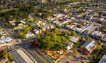 Castlemaine Business District - Victory Park View – Central Victoria, Australia