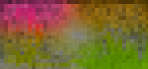 Abstract pixel grid glitch art background image.