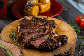 grilled beef steak