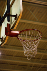 Fototapeta na wymiar basketball hoop and net