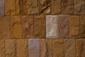 Beautiful abstract close-up abstract sandstone brick wall background texture