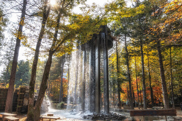 Elysian Waterfall in Nami Island