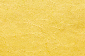 黄色の和紙のアップ