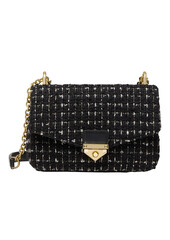 Black women's bag with chain