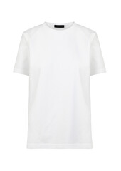 Men's white blank T-shirt template
