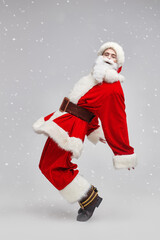 cheerful santa portrait