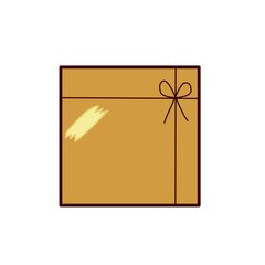 simple brown aesthetic gift box