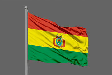 Bolivia Flying Flag