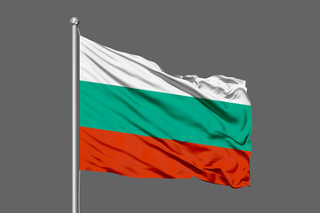 Bulgaria Flying Flag