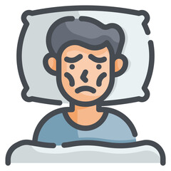 insomnia line icon