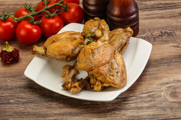 Rabbit stew in spicy sauce