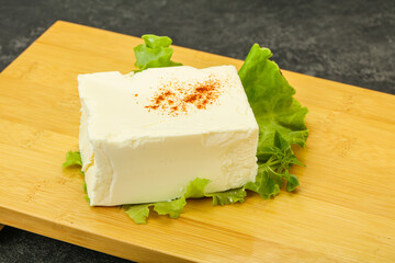 Greek traditional soft feta cheese