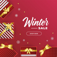 Fototapeta na wymiar Christmas sale. Winter promotional labels cards advertising special offers season sales and perfect offers vector cards collection. Christmas promotion discount poster, best price sale illustration