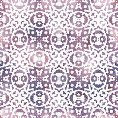 Seamless white on color interior wall tile style surface pattern design for print. High-quality illustration. Ornate overlay contemporary textile graphic design. Floor wall cover in Portuguese style.