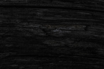Black wall slate texture rough wooden floor, grungy black wood surface as background