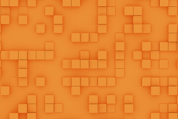 3D Abstract geometric shapes background